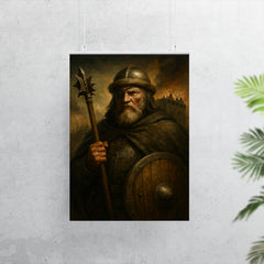 Jan Zizka one eyed war wagon commander portrait poster 7