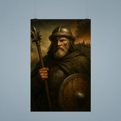 Jan Zizka one eyed war wagon commander portrait poster 9