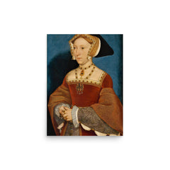 Jane Seymour poster on a plain backdrop in size 12"x16".