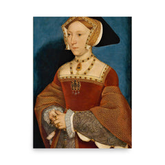 Jane Seymour poster on a plain backdrop in size 18"x24".