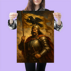 Janos Hunyadi and raven standard poster 3