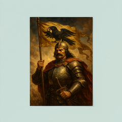 Janos Hunyadi and raven standard poster 8