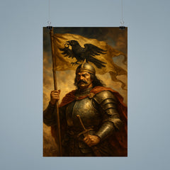 Janos Hunyadi and raven standard poster 9