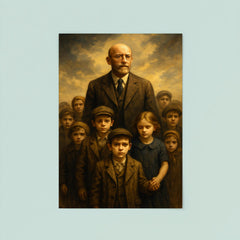 Janusz Korczak leading orphan children with impossible dignity poster 8