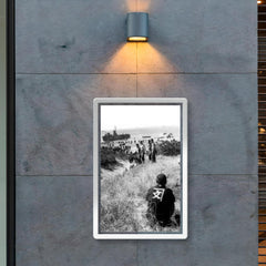 Japanese Citizen Watching US Troops Land for Post-War Occupation, Japan 1945 poster 2