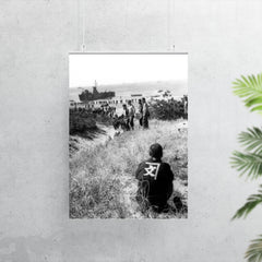 Japanese Citizen Watching US Troops Land for Post-War Occupation, Japan 1945 poster 7