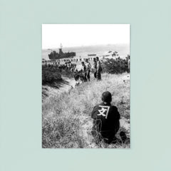 Japanese Citizen Watching US Troops Land for Post-War Occupation, Japan 1945 poster 8