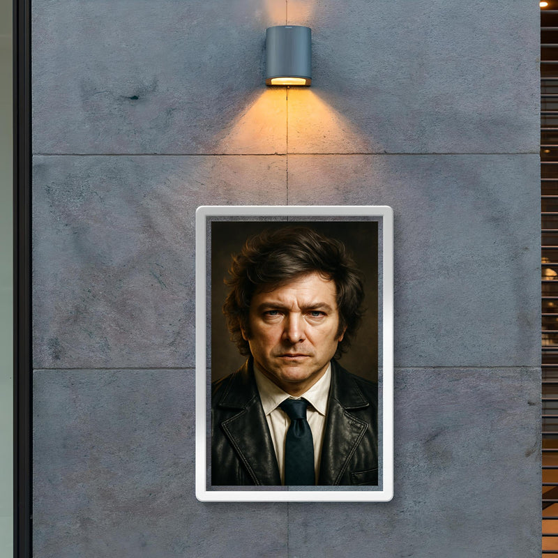 Javier Milei portrait poster 2
