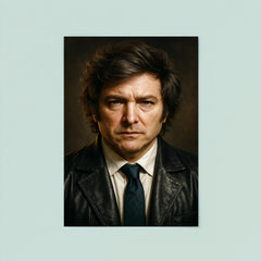 Javier Milei portrait poster 8