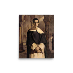 Jean-Baptiste Henri Lacordaire poster on a plain backdrop in size 8"x10".