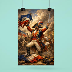 Jean Jacques Dessalines at Haitian independence proclamation poster 6