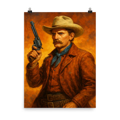 Jeff Milton poster on a plain backdrop in size 8"x10".