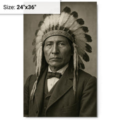 Jerry C Elliott High Eagle metal print on a plain backdrop in size 24"x36".