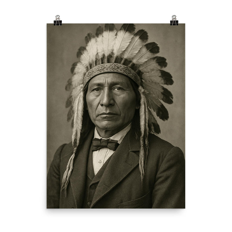 Jerry C Elliott High Eagle poster on a plain backdrop in size 8