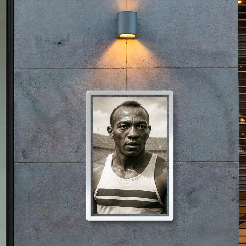 Jesse Owens portrait poster 2