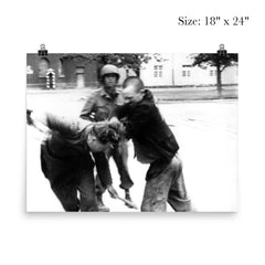 Jewish Prisoner Attacking German Guard, 1945 poster 5