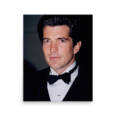 JFK John F Kennedy poster on a plain backdrop in size 16"x20".