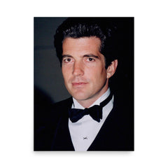 JFK John F Kennedy poster on a plain backdrop in size 18"x24".