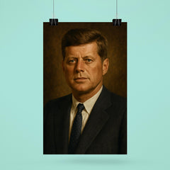 JFK portrait poster 6