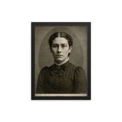 Jill Jim framed print on a plain backdrop in size 12"x16".