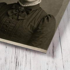 Jill Jim metal print mockup