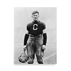 Jim Thorpe poster on a plain backdrop in size 18"x24".