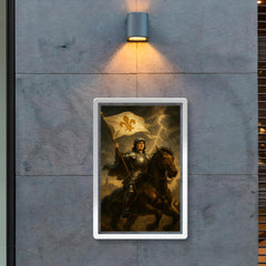 Joan of Arc at Orleans under storm light poster 2
