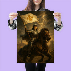 Joan of Arc at Orleans under storm light poster 3