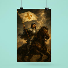 Joan of Arc at Orleans under storm light poster 6