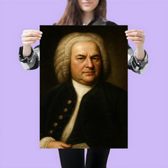 Johann Sebastian Bach portrait poster 3
