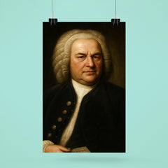 Johann Sebastian Bach portrait poster 6