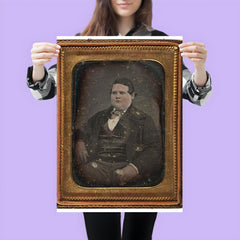 John A.P. Fisk, President of the Fat Men’s Club, 1850s poster 3