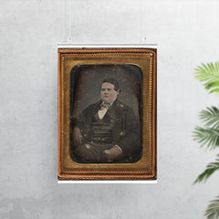 John A.P. Fisk, President of the Fat Men’s Club, 1850s poster 7