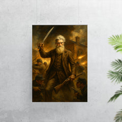 John Brown at Harpers Ferry final stand poster 7