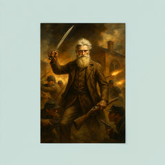 John Brown at Harpers Ferry final stand poster 8