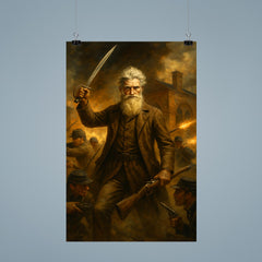 John Brown at Harpers Ferry final stand poster 9