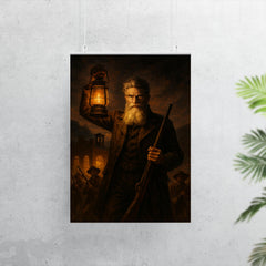 John Brown at Harpers Ferry lantern glow poster 7