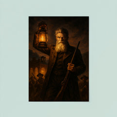 John Brown at Harpers Ferry lantern glow poster 8