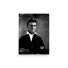 John Brown poster on a plain backdrop in size 12"x16".