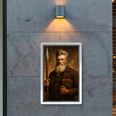 John Brown with pike and Bible poster 2