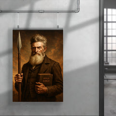 John Brown with pike and Bible poster 4