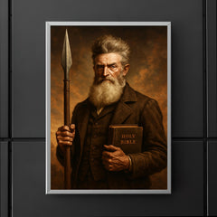 John Brown with pike and Bible poster 5