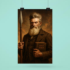 John Brown with pike and Bible poster 6