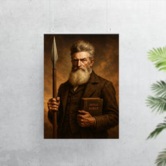 John Brown with pike and Bible poster 7