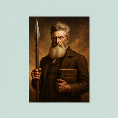 John Brown with pike and Bible poster 8