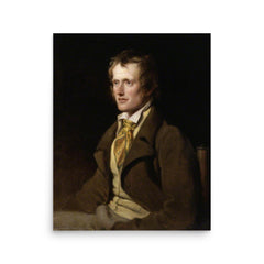 John Clare poster on a plain backdrop in size 16"x20".