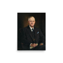 John Curtin poster on a plain backdrop in size 12"x16".