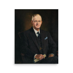 John Curtin poster on a plain backdrop in size 16"x20".