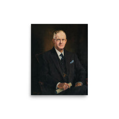 John Curtin poster on a plain backdrop in size 8"x10".