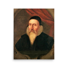 John Dee poster on a plain backdrop in size 16"x20".